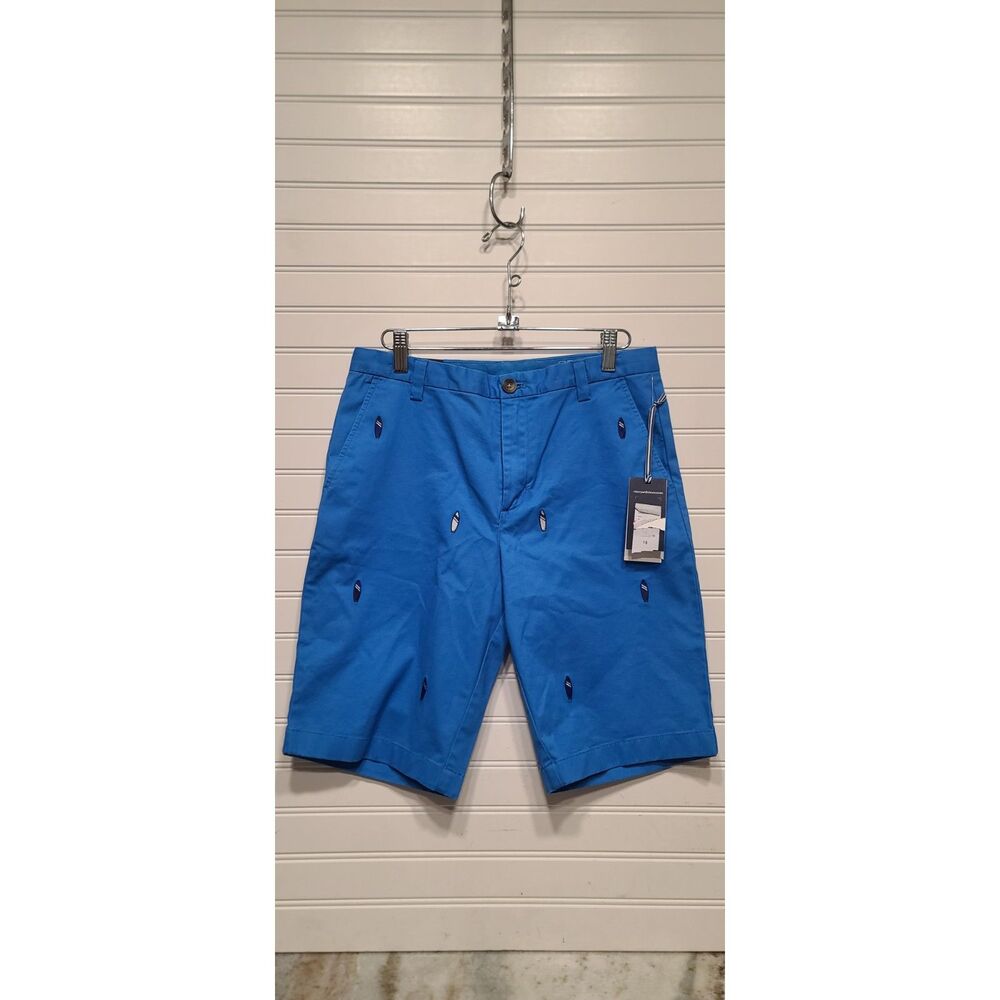 Vineyard Vines Boys Ocean Sky Embroidered Breaker Shorts Size 18 NWT